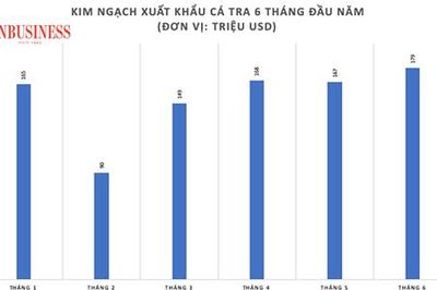 Xuất khẩu cá tra gần cán mốc 1 tỷ USD