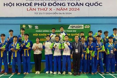 Cần Thơ: Môn Vovinam khối THPT đoạt 4 Huy chương vàng tại Hội khỏe Phù Đổng toàn quốc