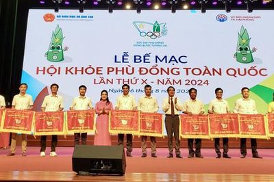 Phú Thọ xếp thứ 10/63 tỉnh, thành phố tại Hội khỏe Phù Đổng toàn quốc lần thứ X