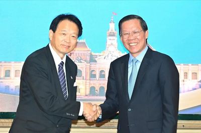 Chủ tịch UBND TPHCM Phan Văn Mãi tiếp Lãnh sự Danh dự Nagoya, Nhật Bản