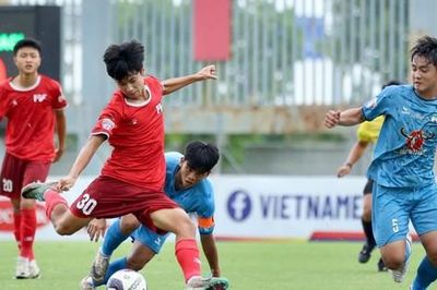 Tứ kết giải U15 VĐQG 2024: PVF vùi dập LPBank HAGL