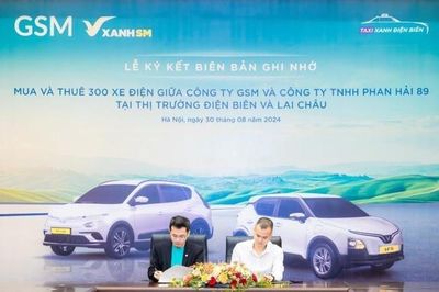 Taxi Xanh Điện Biên mua và thuê 300 ô tô điện từ GSM