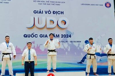 Đội judo TPHCM giành 8 HCV tại giải vô địch quốc gia 2024