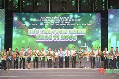 Nhiều hoạt động trong Tuần lễ 'Khỏe để xây dựng và bảo vệ Tổ quốc'