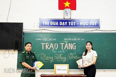 'Tủ sách Đặng Thùy Trâm' tới xã đảo Thổ Châu