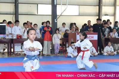 Hơn 350 VĐV tham gia Giải Karate Trường Đại học Hà Tĩnh mở rộng