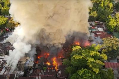 Philippines: Hỏa hoạn thiêu rụi 1.000 ngôi nhà ở thủ đô Manila