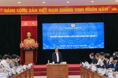 Sơ kết soạn thảo Luật Nhà giáo giai đoạn 1: Quyết tâm cao tạo sự thuyết phục