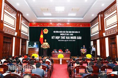 Kỳ họp thứ 26, HĐND tỉnh khóa XV: Tiến hành chất vấn và trả lời chất vấn