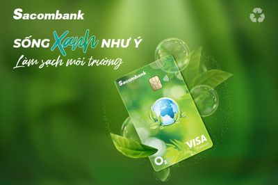 Ra mắt thẻ Sacombank Visa Platium O2 hướng đến tiêu dùng xanh