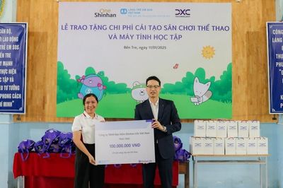 Shinhan Life Việt Nam đồng hành cùng Làng trẻ em SOS Bến Tre