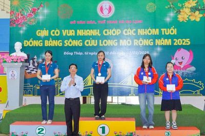 Hơn 350 kỳ thủ thi đấu giải cờ vua tại tỉnh Đồng Tháp