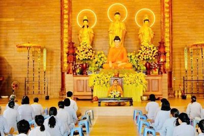 Bình Phước: Ban Trị sự GHPGVN H.Lộc Ninh tổ chức khóa tu và sinh hoạt Tăng sự
