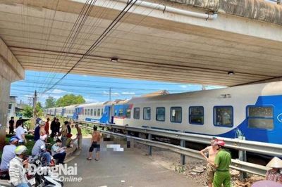 Băng ngang đường sắt, 1 người đàn ông bị tàu hỏa tông tử vong ở Long Khánh