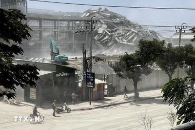 Lãnh đạo Việt Nam gửi điện thăm hỏi Thái Lan và Myanmar về vụ động đất