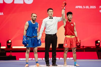 Thắng đối thủ Tây Á, võ sĩ Việt Nam vào chung kết World Cup