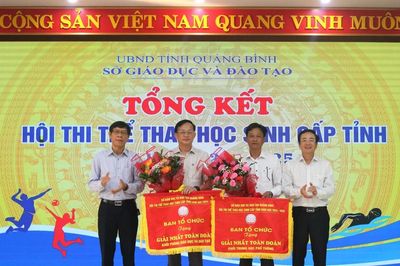 Dấu ấn Hội thi thể thao dành cho học sinh Quảng Bình