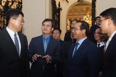 Chủ tịch TPHCM Nguyễn Văn Được tiếp đoàn đại biểu cấp cao Đoàn TNCS Trung Quốc
