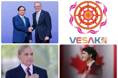 Thủ tướng Australia, Pakistan; Đảng Tự do Canada chúc mừng Vesak 2025