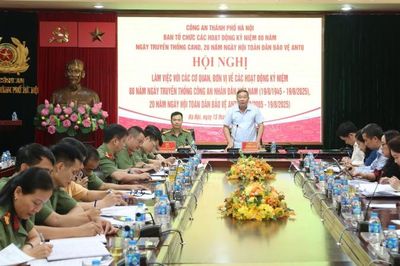 Hà Nội tổ chức nhiều hoạt động kỷ niệm 80 năm Ngày truyền thống Công an nhân dân