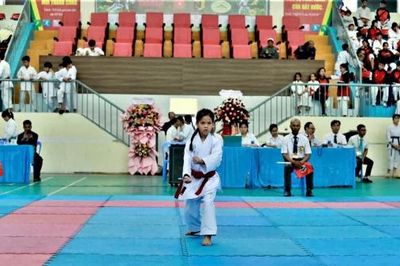 Trên 400 VĐV tranh tài tại Giải Vô địch các Câu lạc bộ Liên đoàn Karate Lâm Đồng lần II
