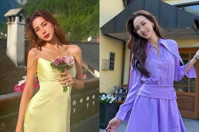 Hoa hậu Bảo Ngọc hóa quý cô mong manh, gợi cảm ở trời Tây