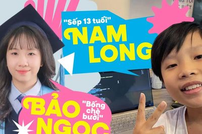 'Sếp 13 tuổi' Nam Long và 'Bống chè bưởi' Bảo Ngọc: Khi khối nghỉ hè 'lao động tốt'