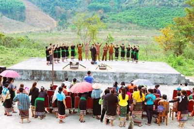Độc lạ lễ đón tiếng sấm đầu năm của dân tộc Ơ Đu