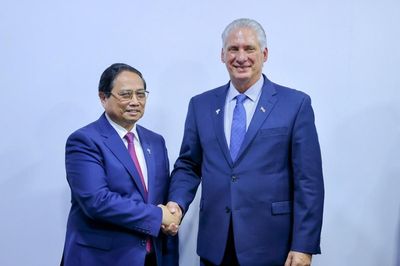 Thủ tướng gặp gỡ lãnh đạo quốc tế bên lề Hội nghị BRICS mở rộng