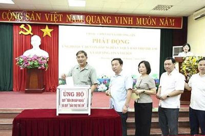 Xã Thường Tín kêu gọi vận động quỹ đền ơn đáp nghĩa và bảo trợ trẻ em