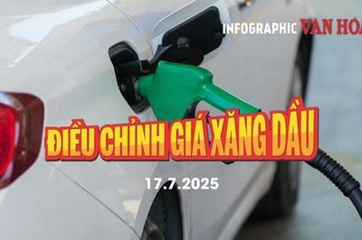 (Infographic) Điều chỉnh giá xăng dầu ngày 17.7.2025: Xăng dầu đồng loạt giảm, dầu hỏa tăng nhẹ