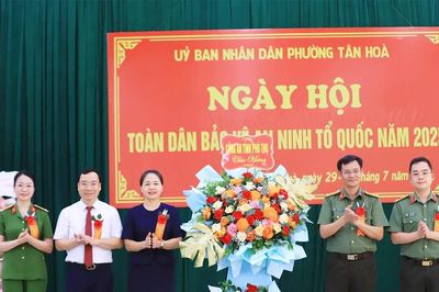 Phường Tân Hòa tổ chức Ngày hội toàn dân bảo vệ an ninh Tổ quốc năm 2025