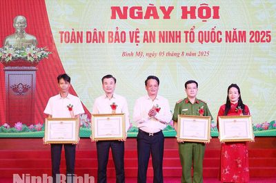 Xã Bình Mỹ tổ chức Ngày hội Toàn dân bảo vệ an ninh Tổ quốc