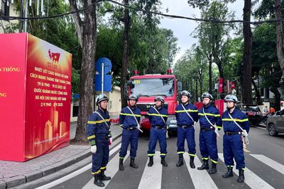 Cảnh sát PCCC Thủ đô sẵn sàng trước 'giờ G'
