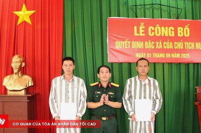 Ánh sáng khoan hồng trong ngày đặc xá tại Trại giam H85