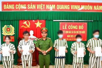 Niềm vui ngày đặc xá tại Trại giam H85