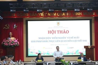 Nhận diện, đề xuất giải pháp khắc phục điểm nghẽn liên quan đến Luật Đất đai