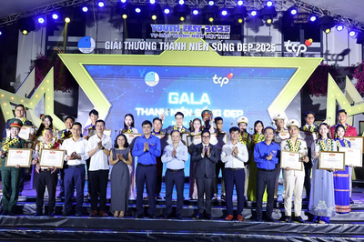 Vinh danh 20 'Thanh niên sống đẹp' năm 2025