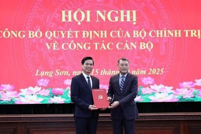 Ông Hoàng Quốc Khánh giữ chức Bí thư Tỉnh ủy Lạng Sơn