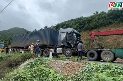 Sự cố giao thông xảy ra tại đèo An Khê