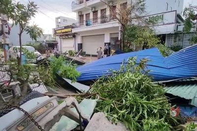 Gia Lai thiệt hại nặng nề sau khi bão số 13 đổ bộ