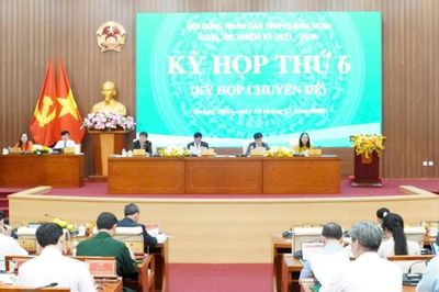 Kỳ họp thứ 6 HĐND tỉnh Quảng Ngãi thông qua 9 Nghị quyết quan trọng