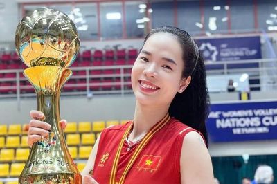Nhan sắc phụ công bóng chuyền xinh đẹp sẽ cầm cờ cho Đoàn Thể thao Việt Nam tại SEA Games 2025
