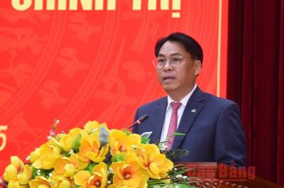 Ông Phan Thăng An giữ chức Bí thư Tỉnh ủy Cao Bằng