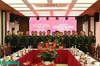 Hội đàm phối hợp quản lý, bảo vệ biên giới giữa BĐBP tỉnh Quảng Ninh và BĐBP Địa khu Quảng Tây, Trung Quốc