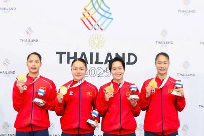 Đoàn Việt Nam liên tiếp 'giật Vàng' SEA Games 33