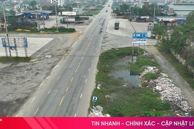 Tuyến tránh thành phố Hà Tĩnh cũ thành điểm tập kết rác thải