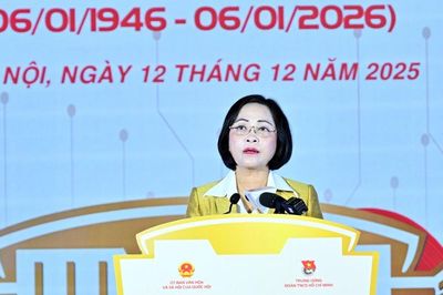 Phó Chủ tịch Quốc hội Nguyễn Thị Thanh dự Lễ tổng kết Cuộc thi trắc nghiệm về 80 năm Ngày Tổng tuyển cử đầu tiên bầu Quốc hội Việt Nam