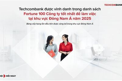 Techcombank ghi dấu ấn nhờ chiến lược nhân sự quốc tế, lọt Top 100 nơi làm việc tốt nhất Đông Nam Á