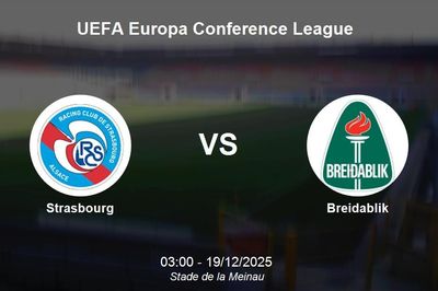 Nhận định Strasbourg vs Breidablik - UEFA Europa Conference League